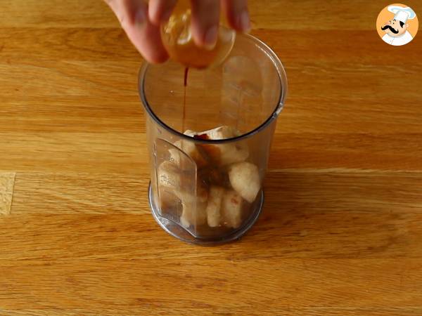 Nice cream banana, vegansk glass med bananer! Ingen glassmaskin - Beredning steg 2