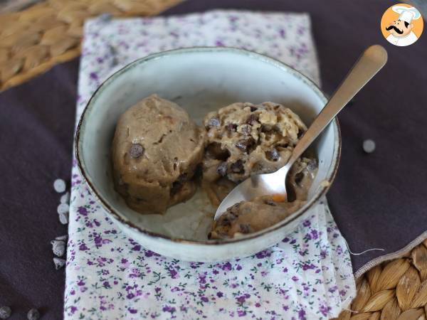 Vegansk bananglass superenkel att göra med kaksmak! Vegansk kakdeg - Beredning steg 3