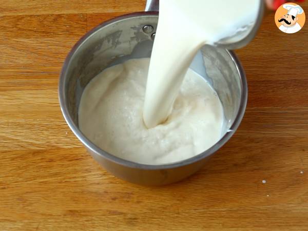 Panna cotta med bärcoulis - Beredning steg 2
