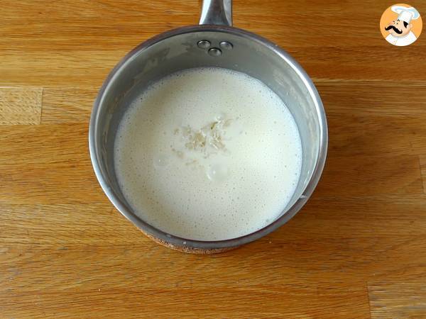 Panna cotta med bärcoulis - Beredning steg 3
