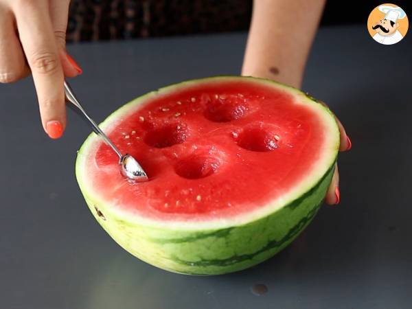 Vattenmelonfrosé: den superuppfriskande granitacocktailen med rosé! - Beredning steg 1