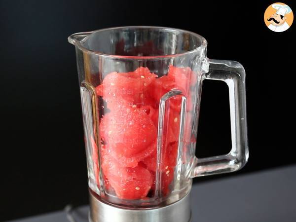 Vattenmelonfrosé: den superuppfriskande granitacocktailen med rosé! - Beredning steg 2