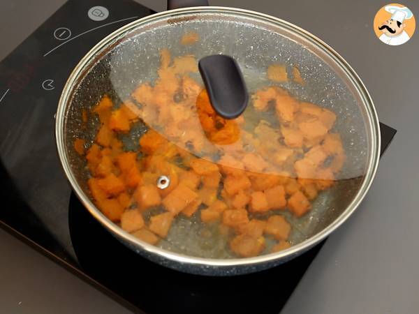 Pumpasås med ricotta, perfekt för att komplettera pasta eller fylla ravioli! - Beredning steg 2