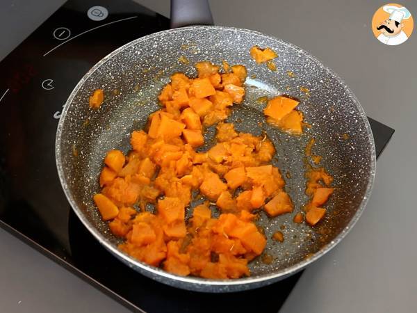 Pumpasås med ricotta, perfekt för att komplettera pasta eller fylla ravioli! - Beredning steg 3