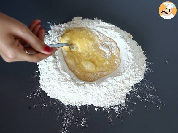 Hemlagad äggpappardelle: receptet förklaras steg för steg - Beredning steg 2