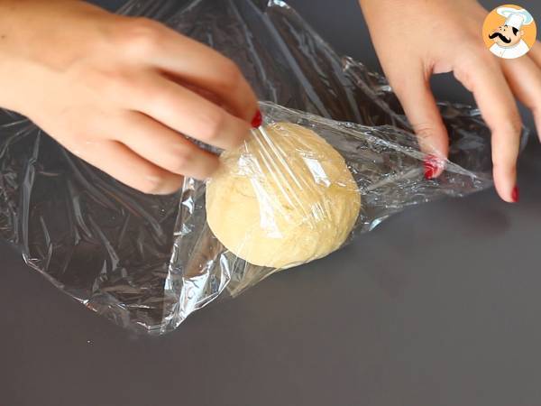 Caramelle, ravioli formade som godis med pumpa- och ricottafyllning - Beredning steg 3