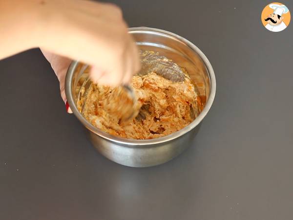 Caramelle, ravioli formade som godis med pumpa- och ricottafyllning - Beredning steg 6