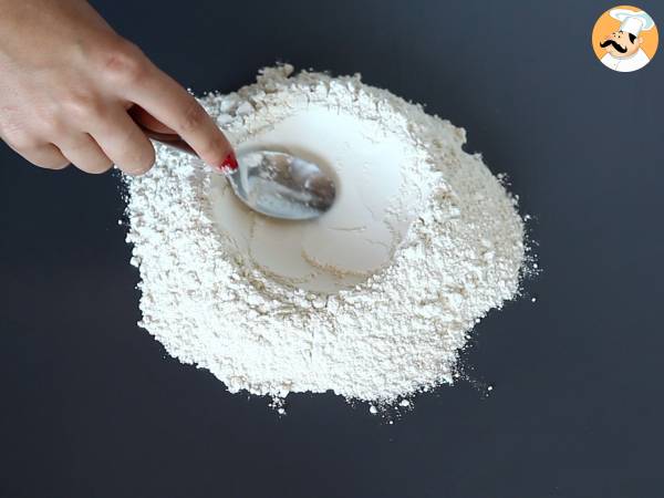 Hemmagjorda farfalle - Beredning steg 1
