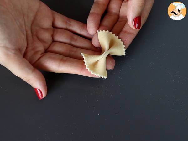 Hemmagjorda farfalle - Beredning steg 9