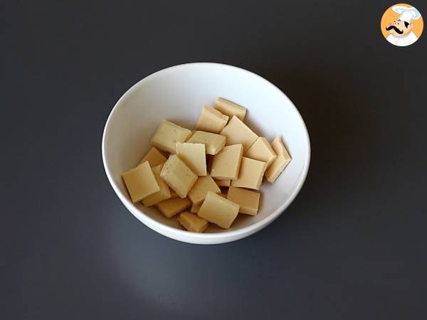 Hemlagad Raffaello choklad - Beredning steg 1
