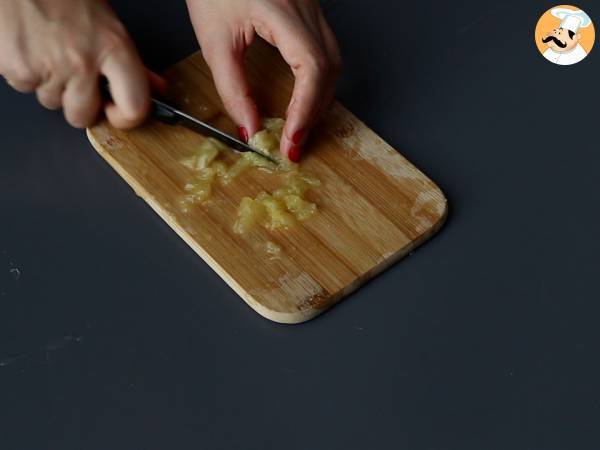 Laxrulle med ricotta och pistagenötter - Beredning steg 1