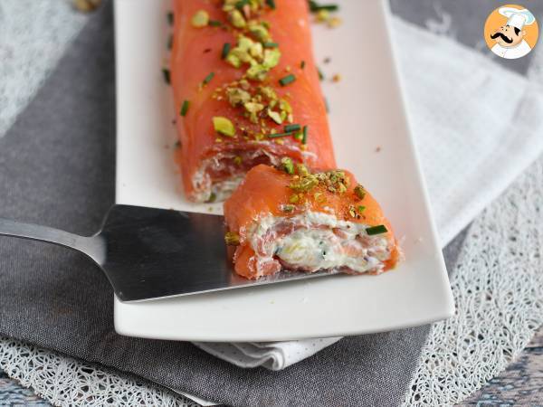 Laxrulle med ricotta och pistagenötter - Beredning steg 6