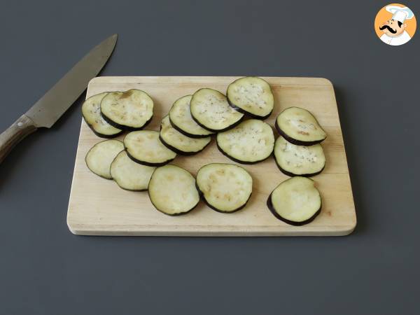 Snabbbakade auberginer, ett smakrikt och lätt tillbehör - Beredning steg 1