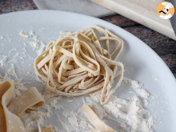Tagliolini: steg-för-steg-guide för att göra dem hemma - Beredning steg 6