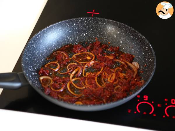 Pasta med 'Nduja, en lättlagad pastarätt från Kalabrien - Beredning steg 3
