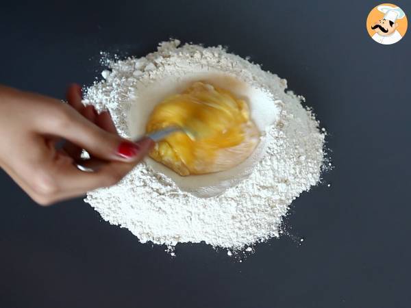 Hur man gör hemlagad pasta: sorpresine, vackra små pastasorter - Beredning steg 1