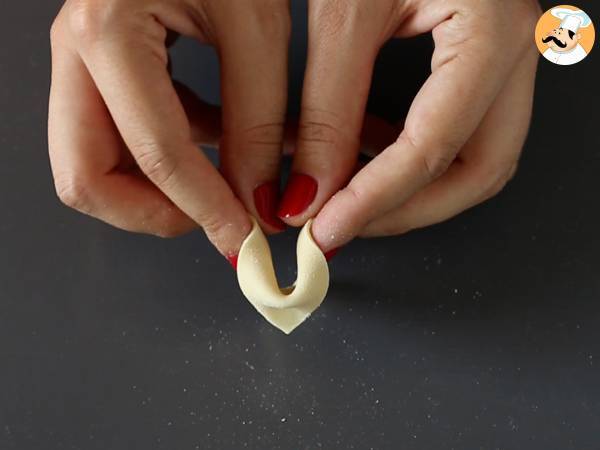 Hur man gör hemlagad pasta: sorpresine, vackra små pastasorter - Beredning steg 6