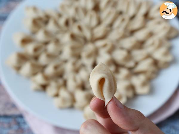 Hur man gör hemlagad pasta: sorpresine, vackra små pastasorter - Beredning steg 7
