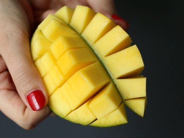 Verriner med räkor och mango för en söt och salt aperitif - Beredning steg 4