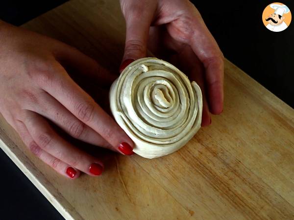 New York-roll hemma, den ekonomiska versionen av den trendiga wienerbröden i Frankrike - Beredning steg 6