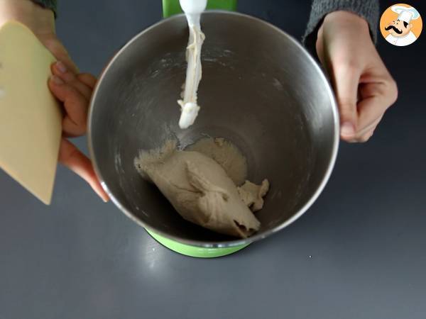 Kinesiska pannkakor med salladslök - Scallionpannkakor - Beredning steg 1