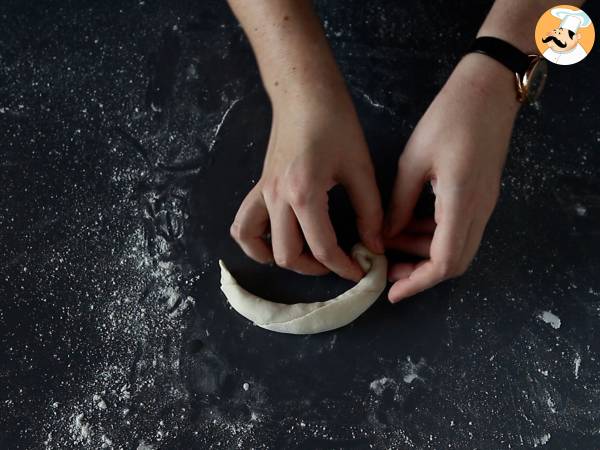 Kinesiska pannkakor med salladslök - Scallionpannkakor - Beredning steg 3