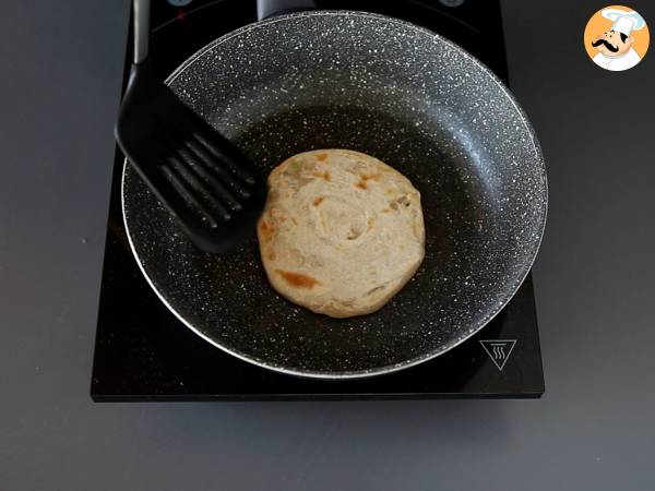 Kinesiska pannkakor med salladslök - Scallionpannkakor - Beredning steg 5