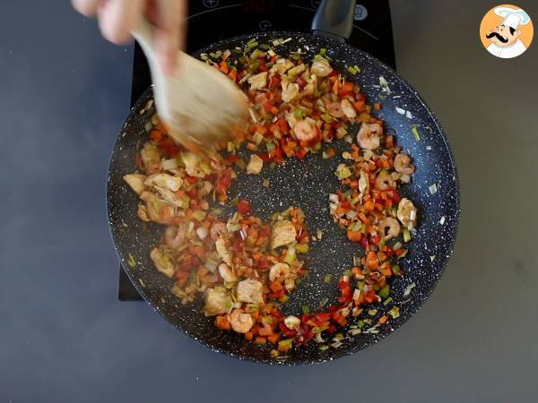 Nasi goreng, den indonesiska risrätten - Beredning steg 6