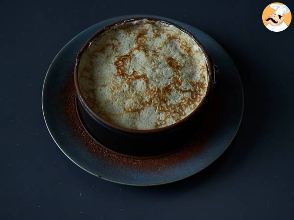 Tiramisu-liknande pannkakstårta med kaffe och kakao - Beredning steg 6