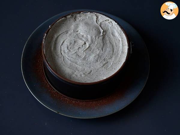 Tiramisu-liknande pannkakstårta med kaffe och kakao - Beredning steg 7