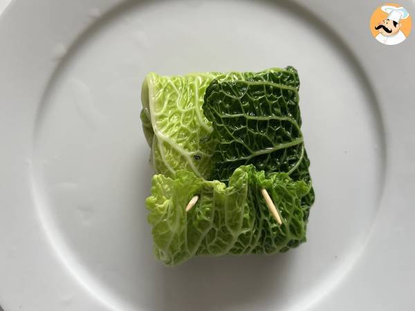 Fylld kål i ugnen (För att få alla att älska denna grönsak!) - Beredning steg 6
