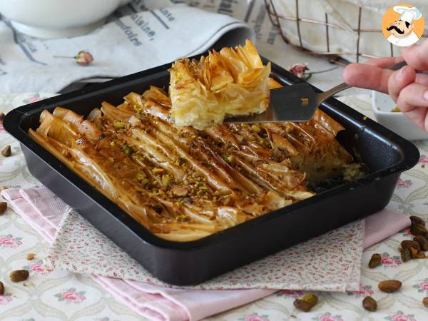 Crinkle cake, den superkrispiga kakan som är lätt att göra - Laz Borek turc lätt - Beredning steg 9
