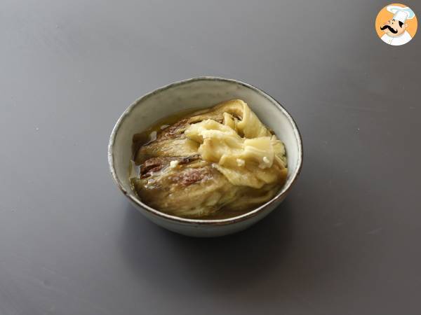 Baba ganoush, den läckra libanesiska aubergineröran - Beredning steg 5