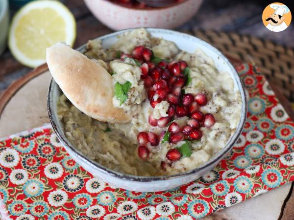 Baba ganoush, den läckra libanesiska aubergineröran - Beredning steg 7