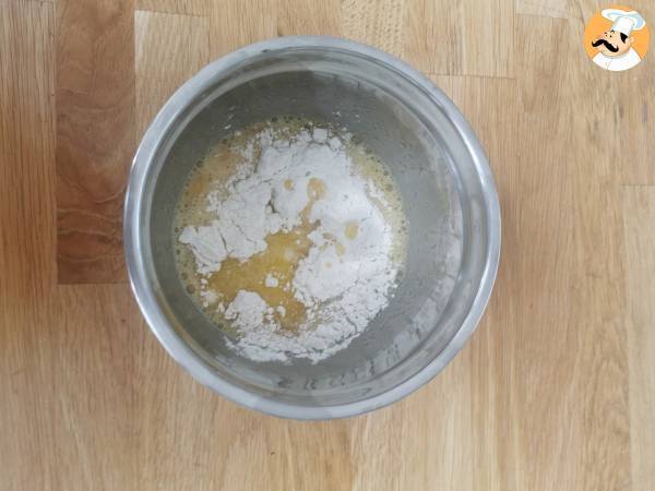 Enkel aprikosclafoutis - Beredning steg 2
