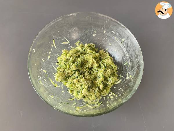 Ugnsbakade zucchinibollar - Beredning steg 4