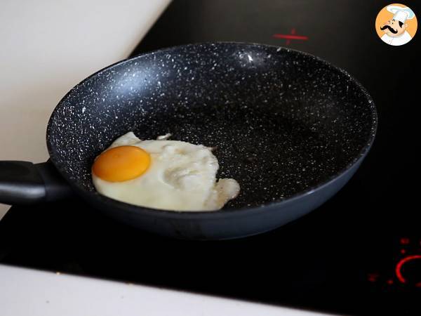 Bibimbap, den traditionella koreanska maträtten - Beredning steg 9