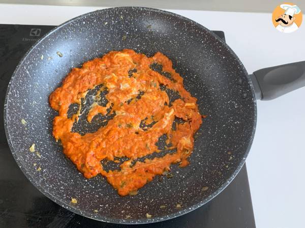 Pasta med paprika och philadelphia - Beredning steg 6