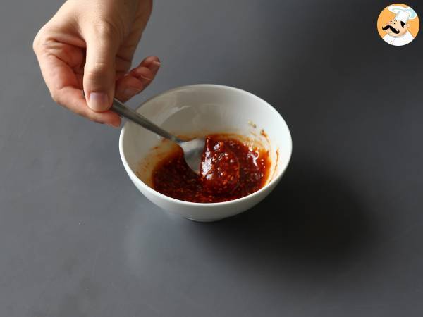 Koreansk lax med gochujangsås klar på 8 minuter - Beredning steg 2