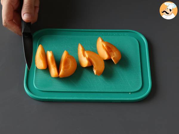 Superenkel aprikosmousse att göra, utan tillagning och med få ingredienser! - Beredning steg 1