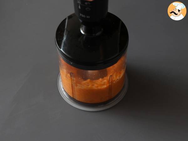 Superenkel aprikosmousse att göra, utan tillagning och med få ingredienser! - Beredning steg 2
