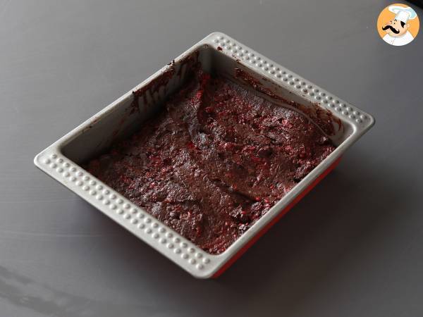 Choklad- och hallonbrownie, ren njutning! - Beredning steg 4