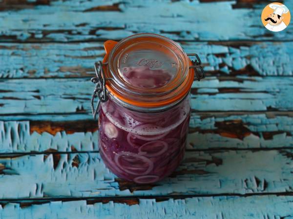 Rödlökspickles, perfekt för att förhöja dina rätter! - Beredning steg 4