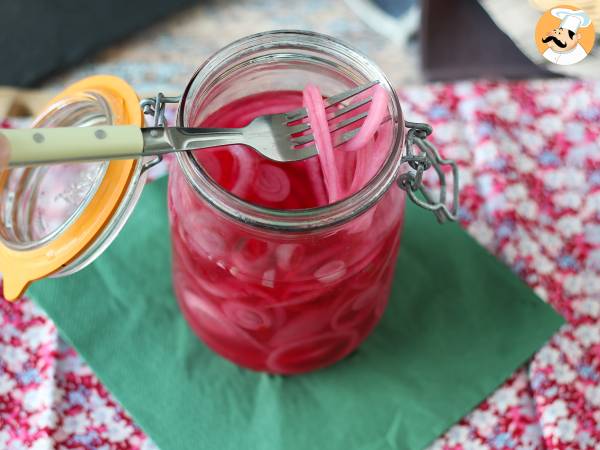 Rödlökspickles, perfekt för att förhöja dina rätter! - Beredning steg 5
