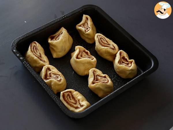 Kanelbullar, brioche med kanel och vaniljglasyr - Beredning steg 8