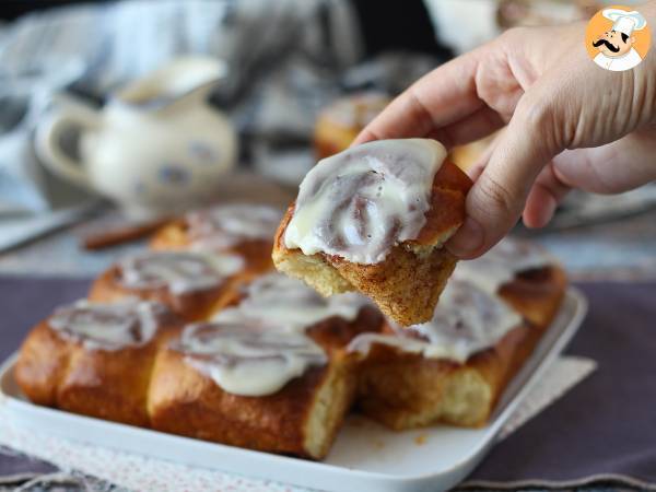 Kanelbullar, brioche med kanel och vaniljglasyr - Beredning steg 14