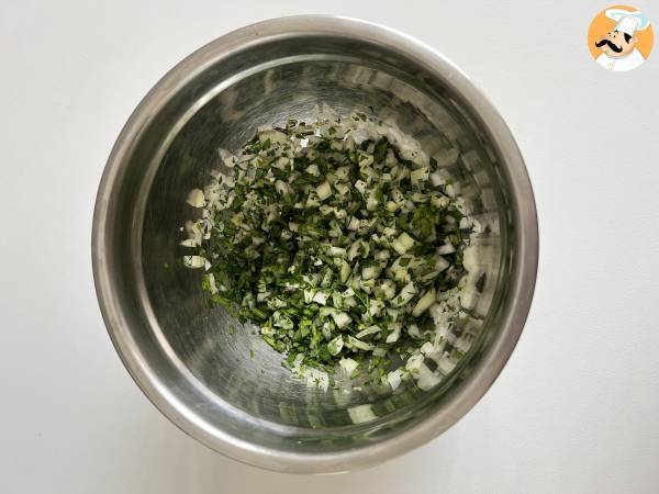 Köfte - turkiska köttbullar - Beredning steg 1