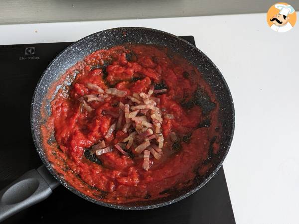 Pasta all'amatriciana, det traditionella receptet förklarat steg för steg - Beredning steg 7