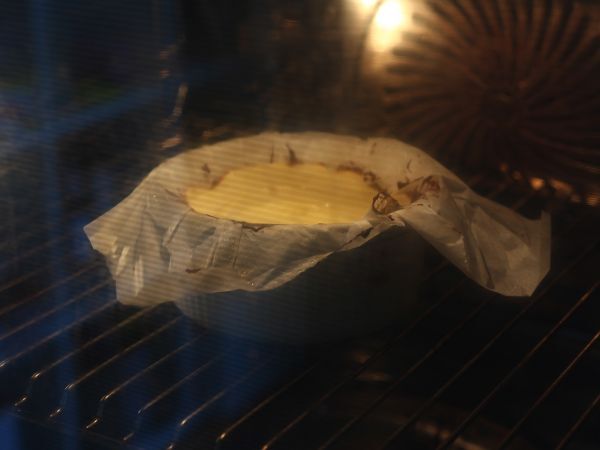 Ekonomisk ricottafondanttårta med endast 4 ingredienser - Beredning steg 3