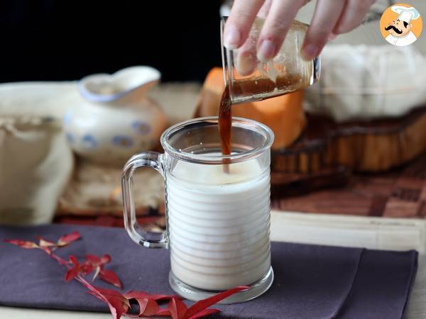 Pumpa kryddad latte med hemlagad pumpasirap! - Beredning steg 2
